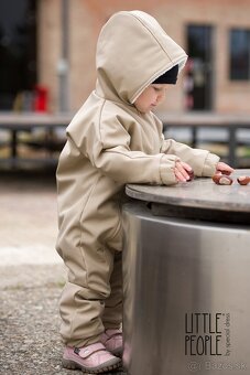 PREDANÝ - Little people_Softshellový zimný overal_110/116 - 4