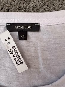 Dámske nové tričko MONTEGO - biele XS veľkosť - 4