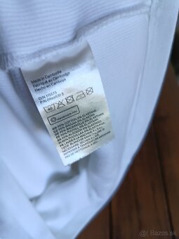 H&M biele vrúbkované mini šaty S-M - 4