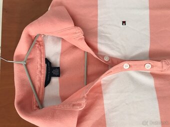 TOMMY HILFIGER originál broskynove/damske polotricko - 4