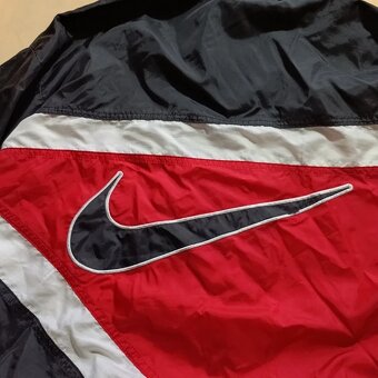 Vintage 90s NIKE retro tracksuit jacket ľahká bunda L - 4