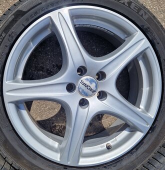 Sada zliatinových diskov RONAL, 7Jx17 ET37, 5x100 - 4