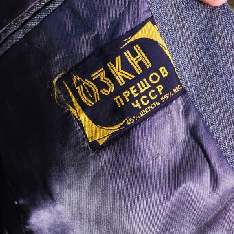 Pánske Sako vyrobené v Prešove v ČSSR - 4