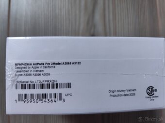 Slúchadlá Apple AirPods Pro 3 2025, nerozbalené, NOVÉ - 4