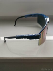 Športové slnečné okuliare Pit Viper (modré-zelené sklo) - 4