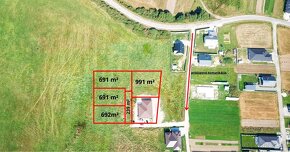 Krušetnica I Stavebné pozemky rovinaté I 691m² - 4