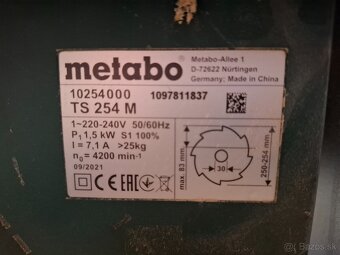 Stolová píla Metabo, cirkulár - 4