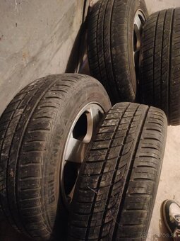 4ks alu disky orig. Škoda 5x100 R14 pneu 5mm 185/60 r14 - 4