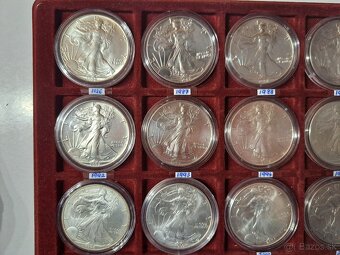 1Oz mince American Eagle - kompletná sada - 4