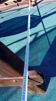 Detska drevena šmykľavka a hojdačka - 4