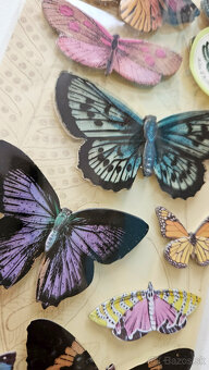 priestorové (3D) nálepky Motýľ, 2 balenia - 4