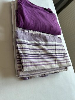 Súprava 2 x pásikavé obliečky - TOP STAV - 4