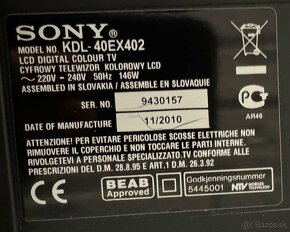 Sony Bravia KDL-40EX402 - 4