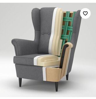 Kreslo ušiak Ikea - 4