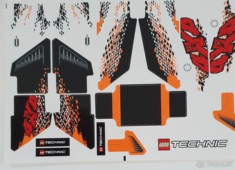 Lego Technic 42009, 9398 návody a nálepky - 4