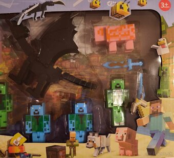 Minecraft stavebnicové figúrky stredné balenie - 4