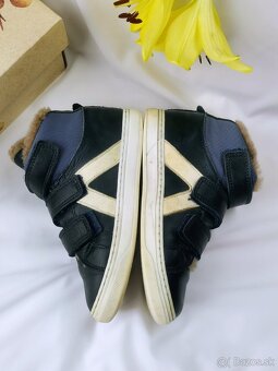 Bisgaard - zimné tenisky s pravou kožušinou veľkosť 32 - 4