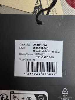 Nová Peak Performance Vertical Gore-Tex 3L bunda – Veľkosť M - 4