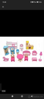 Predám veľký drevený domček pre bábiky - 4