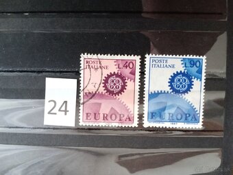 Poštové známky č.713 -Európske známky - štáty - 4