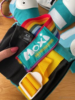 Moxi 6-pads XS chrániče na koleka lakte zapastie - 4