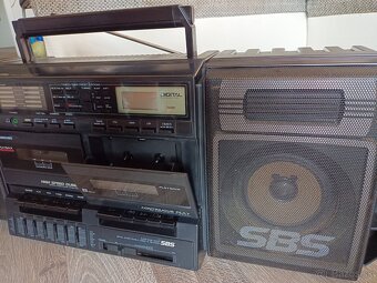 Samsung W700L radiomagnetofon retro 2 kazeťák Korea - 4