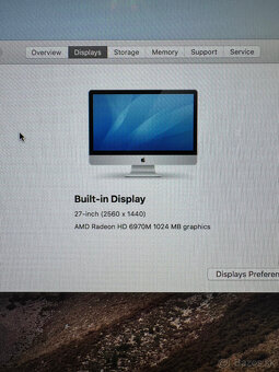 Apple iMac 27", mid 2011, 3,1GHz Core i5, Radeon HD6970 - 4