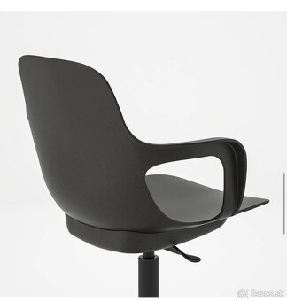 Ikea stolicka ODGER Otočná stolička, antracit - 4