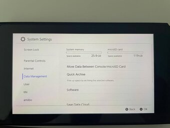 Nintendo Switch + 128GB karta + hry - 4