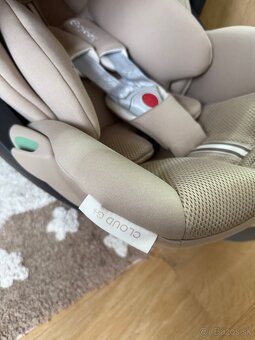 Cybex Cloud G plus Almond beige + zakladna base G - 4