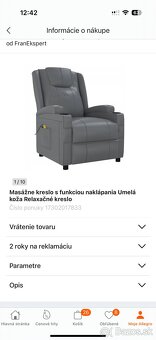 Predám masážne kreslo. - 4