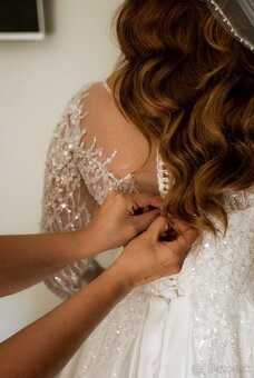 princeznovské svadobné šaty - 4