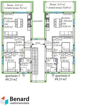 APARTMÁNY PREDAJ, 69 m2, RAŽANAC, CHORVÁTSKO - 4