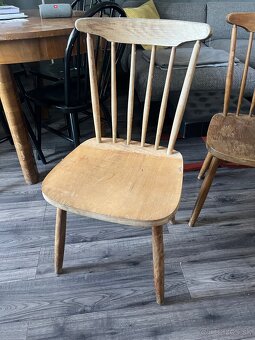 Drevené stoličky retro I nábytok - 4