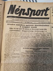 Športové noviny z roku 1952 - 4