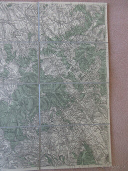 Mapa Nové Mesto n/Váhom, Myjava, Stará Turá, 1931 - 4