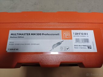 Predám oscilačné náradie FEIN MULTIMASTER MM500Professionell - 4