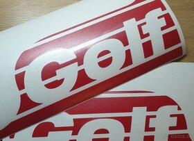 VW golf volkswagen golf mk2 retro nalepky polepy - 4