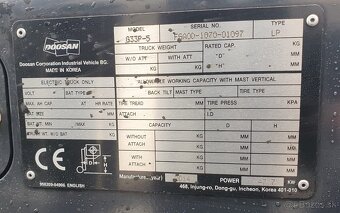 DOOSAN G33P-5, LPG - 4