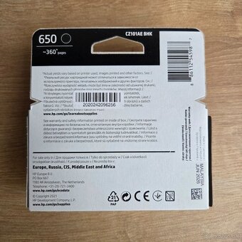 NOVE: Originalna atramentova napln HP650 - 4