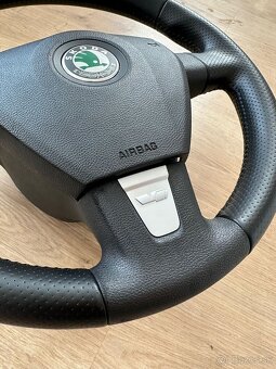 Škoda kožený volant RS - 4