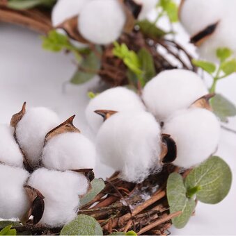 Umelý kvet bavlnovníka balík 10ks - 4