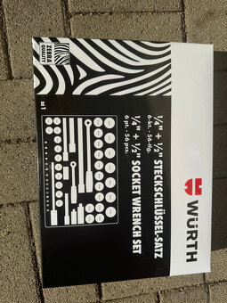 Wurth Sada nástrčných kľúčov 1/4" a 1/2" - 4