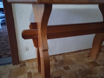 Predám - masív stolík so stoliťkami - 4