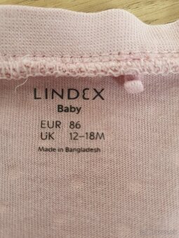LINDEX Pyžamko s bodkami a aplikáciou mačičky vzadu 86 - 4