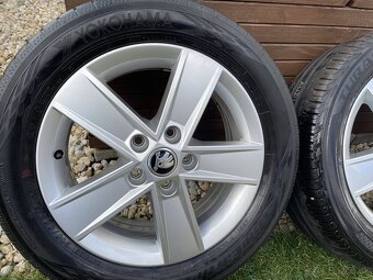 Orig.skoda Alu Disky letné 5x112 ET48 205 55 16 Audi VW - 4