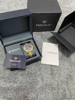 LUXUSNE HODINKY TAG HEUER AQUARACER CALIBRE 5 18kZLATY BEZEL - 4