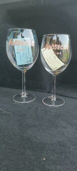 Krásne nové poháre na limo, víno,Prosecco, kávy a ďalšie .. - 4