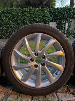 4x letné pneu 225/50 R17 + disky (elektróny) - 4