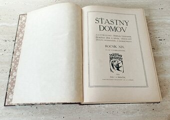 Časopisy Šťastný domov, svázaný ročník 1924, krásný stav - 4